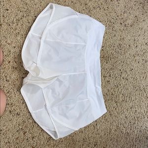 White Lulu shorts